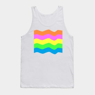 Colorful Waves Tank Top